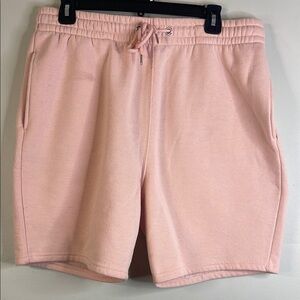 🛍️ #101 Primark Pink Athletic Shorts Elastic Waistband Soft Fabric Size Large